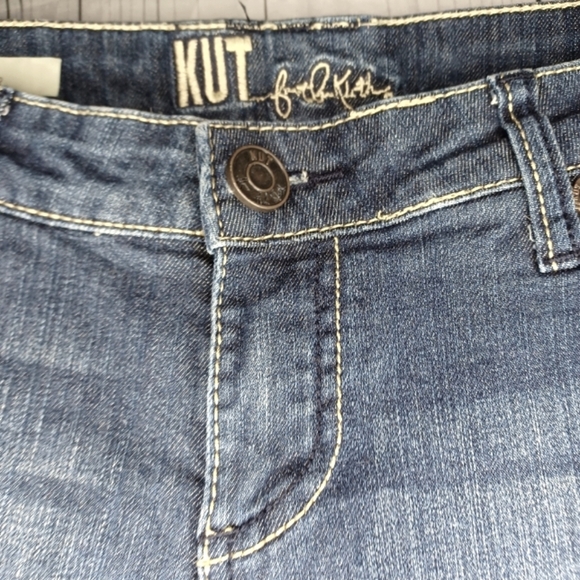 Kut From The Kloth Katy Boyfriend Blue Denim Jeans - Picture 5 of 13